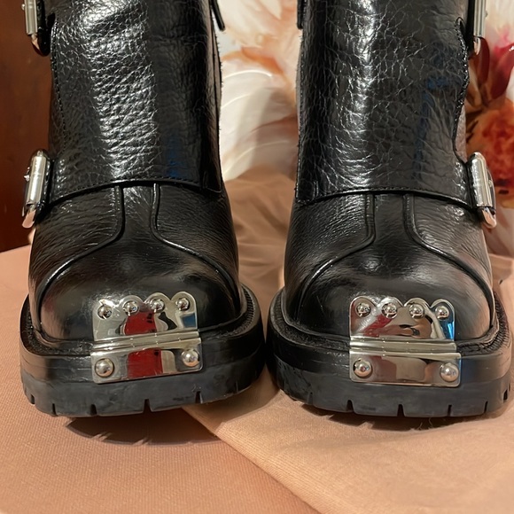 MiuMiu Leather Ankle Boots - Picture 8 of 15